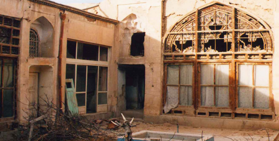 Kianpour Boutique Hotel_Yard before restoration