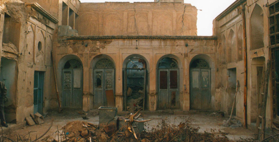Kianpour Boutique Hotel_Yard before restoration