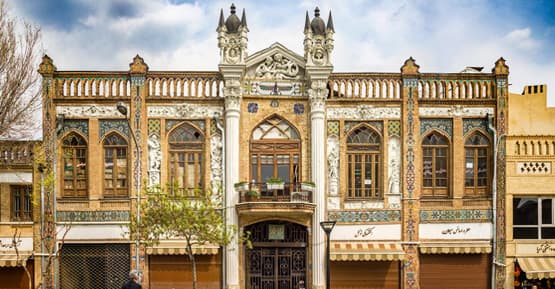 Two historical mansions in Iran